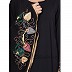 Embroidered Islamic dress - Kaftan with asymmetrical sleeves Embroidered Islamic dress - Kaftan with asymmetrical sleeves